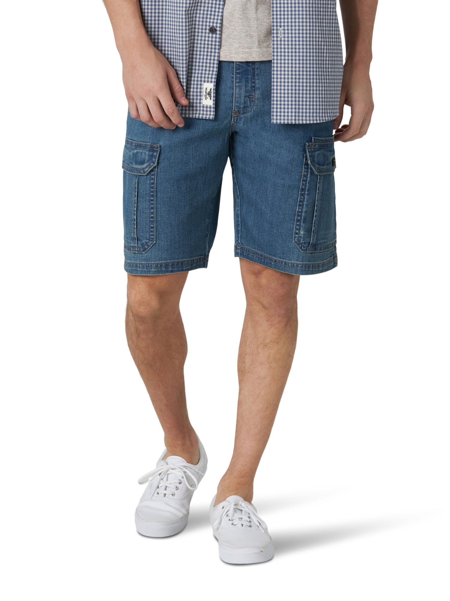 Men’s 7 Pocket Cargo Denim Short with Stretch