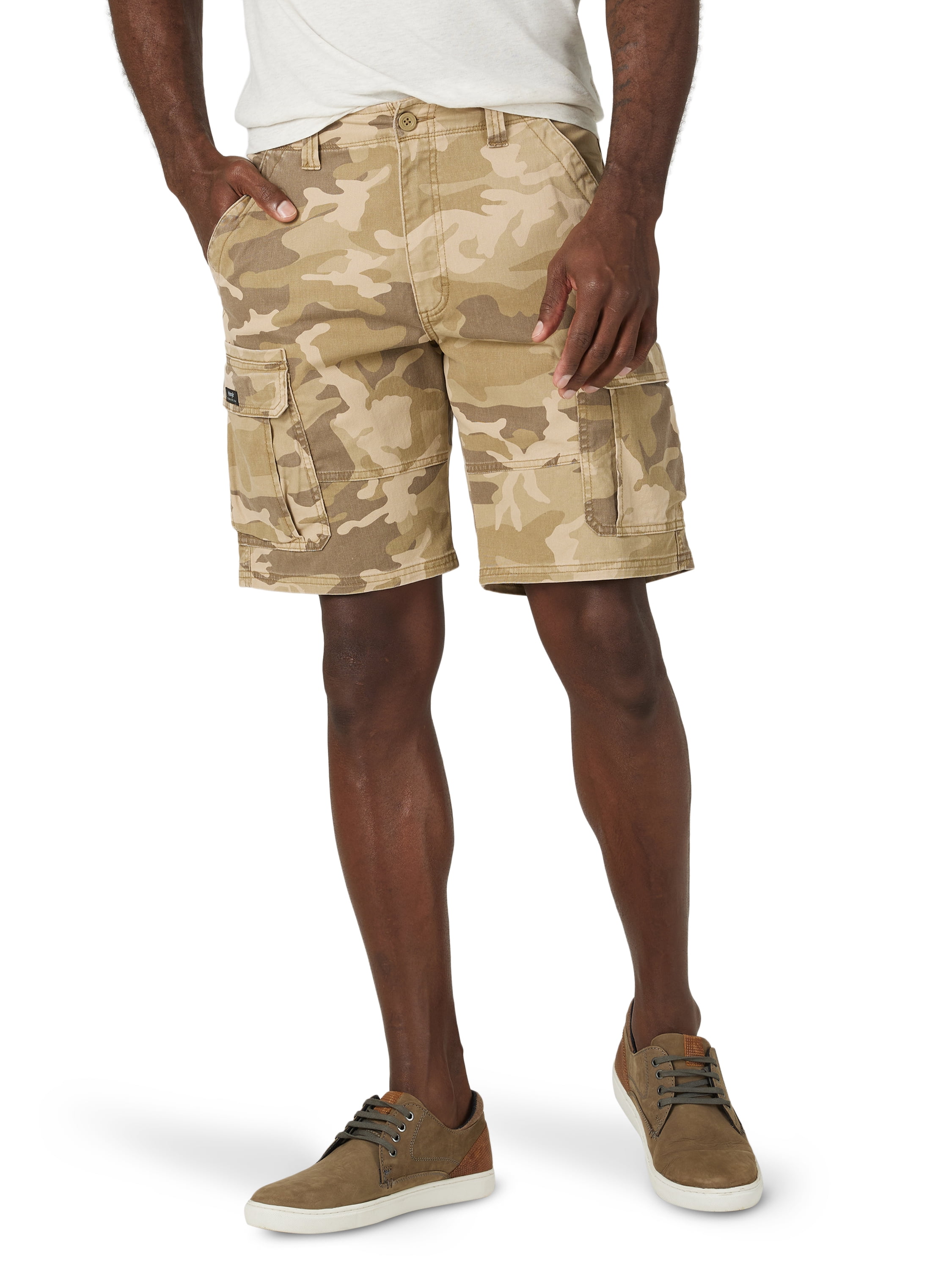 Men’s and Big Men’s 10″ Relaxed Fit Cargo Shorts with Stretch