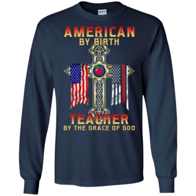 AVE Flag American By Birth Teacher By The Grace Of God - Image 6