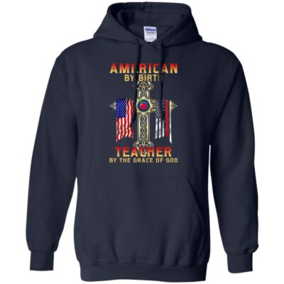 AVE Flag American By Birth Teacher By The Grace Of God - Image 9