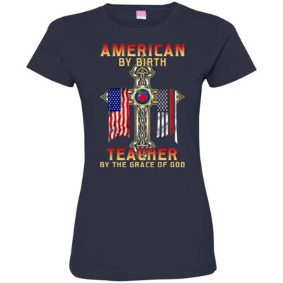 AVE Flag American By Birth Teacher By The Grace Of God - Image 13