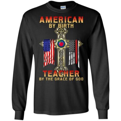 AVE Flag American By Birth Teacher By The Grace Of God - Image 5