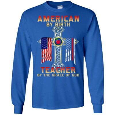 AVE Flag American By Birth Teacher By The Grace Of God - Image 7