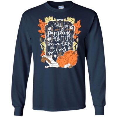AVE I Fall For Pumpkins Bonfires S'mores And Writing Halloween - Image 6