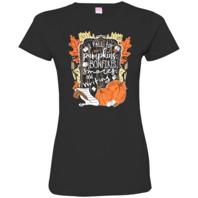 AVE I Fall For Pumpkins Bonfires S'mores And Writing Halloween - Image 12