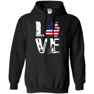 AVE Nurse Love American Flag Dog Cat Animal  - Image 8