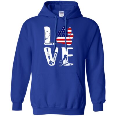 AVE Nurse Love American Flag Dog Cat Animal  - Image 10