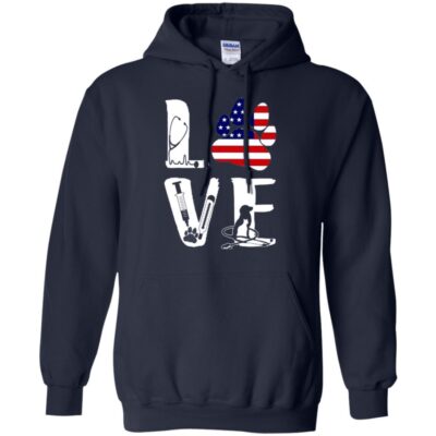 AVE Nurse Love American Flag Dog Cat Animal  - Image 9