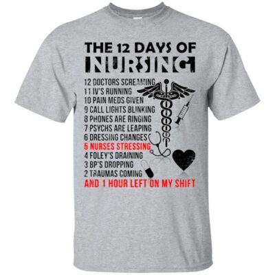 AVE The 12 Days Of Nursing And 1 Hour Left On My Shift 